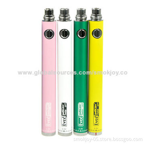 Smokjoy E-cig Wholesale Evod Twist Starter Kit, 650/900/1,100/1,300mAh Capacity